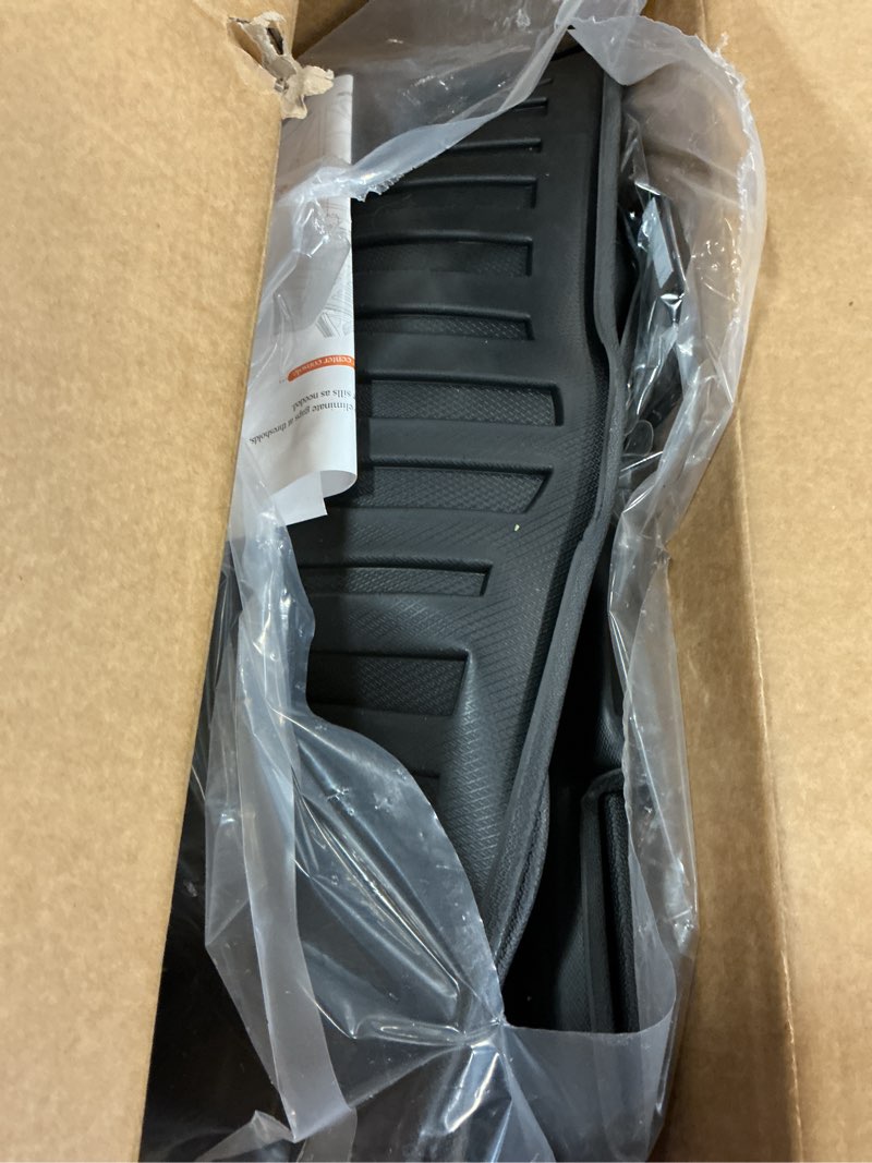 Condition photo showing As Is for Floor Mats for 2020-2025 2026 Ford Explorer Accessories, Cargo Mat with Backrest Mat All Weather TPE Waterproof for Ford Explorer 6 Passenger Captain Seat ST Accessories 2025 2024 2023 6 Seater Floor Mats Trunk Mat with Backrest Mat