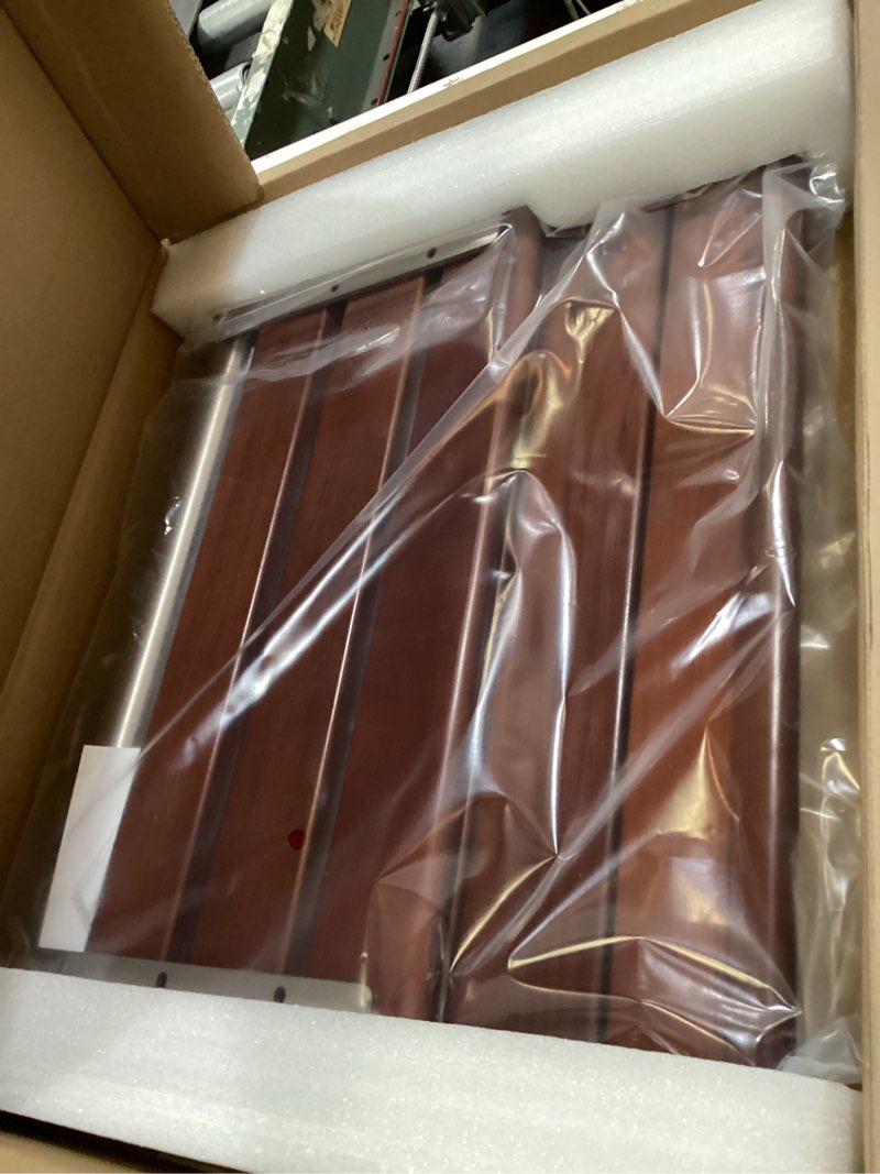 Condition photo showing Good Condition for [upgraded version] 20" ada compliant folding teak shower seat wall mounted - larger teak shower bench, home care folding shower seat for inside shower, wall mount shower chair shower stool, max 400lb 20*17*11 inch?teak?