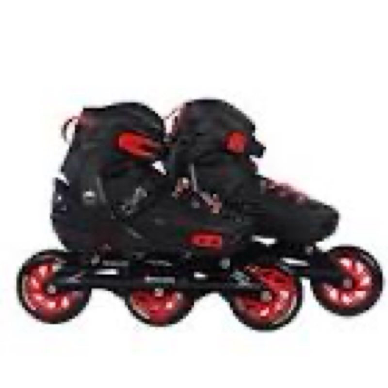 Endless EL1033 Inline Adjustable Skate | Color: Red | Size: Medium (US1-US5) | for Kids 6 to 12 Year
