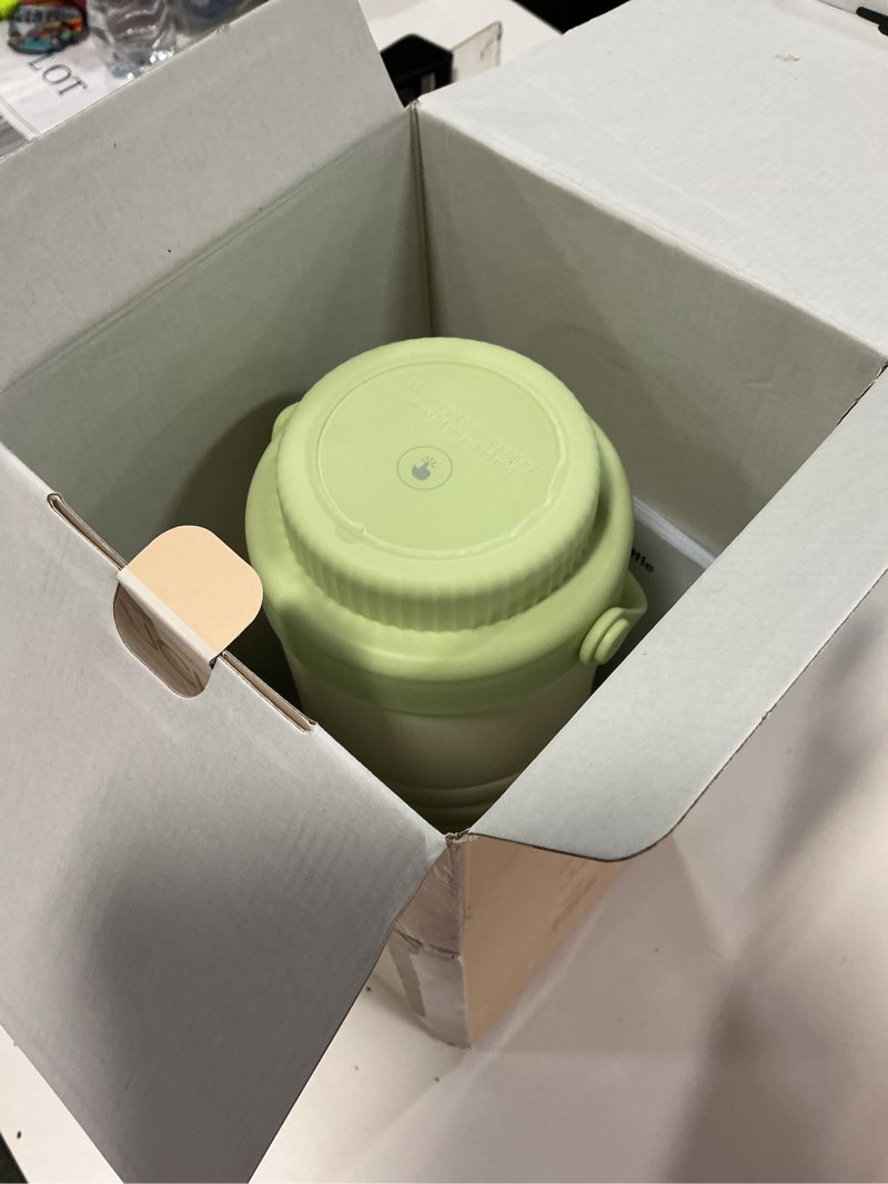 Condition photo showing New/Like New for LUCKBEE Portable Breastmilk Cooler - 16oz Breast Milk Cooler Bottle with LCD Temp Display Cooling up to 24 Hours, Breastmilk Chiller with 2pcs Milk Storage Bottles, Breastfeeding Essentials for Baby Green