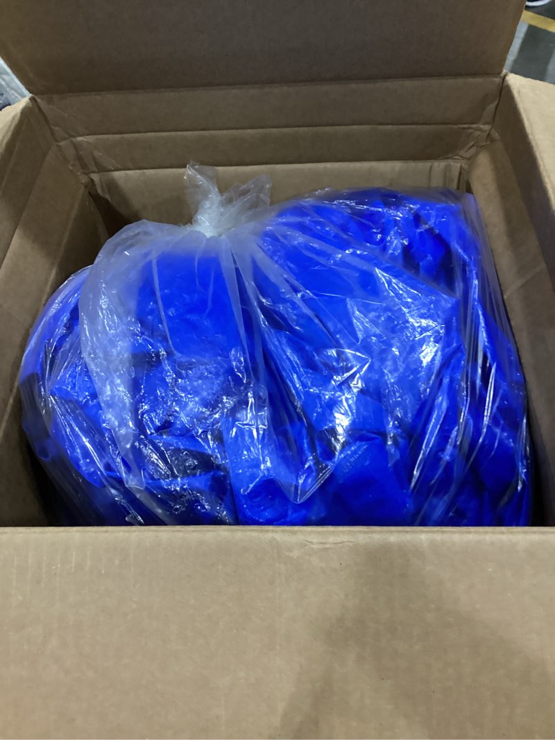 Condition photo showing As Is for TICONN Mattress Bags for Moving, Heavy Duty King Mattress Cover Storage Bag with Full-Around Handle and Adjustable Buckles (Blue, King) Blue King