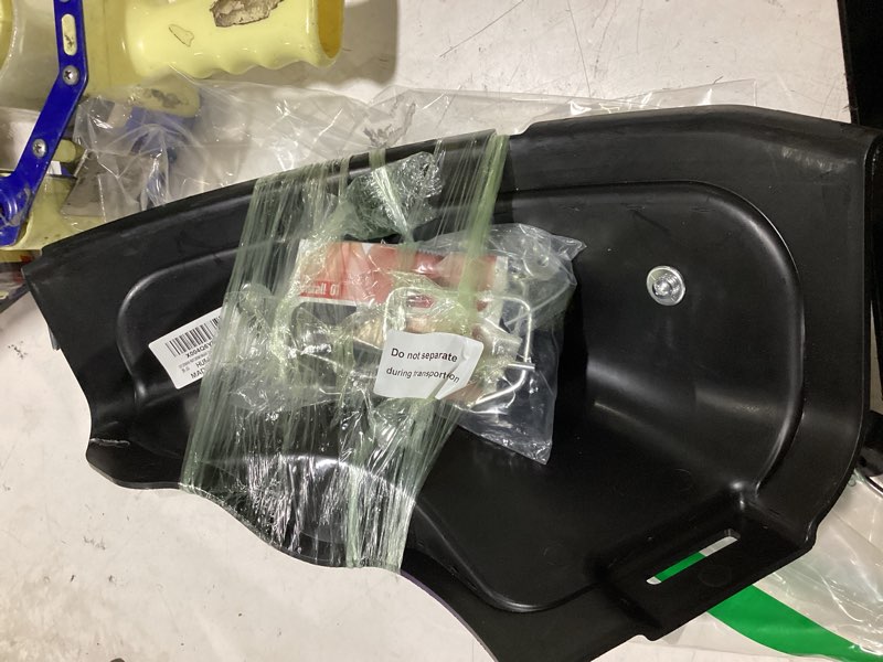 Condition photo showing Good Condition for 960120040 mulch cover kit w/mounting accessories for craftsman husqvarna 54" riding lawn mowers rz5424 z254 lgt2654, mulch plate cover hooks kit replace 532187298 187298