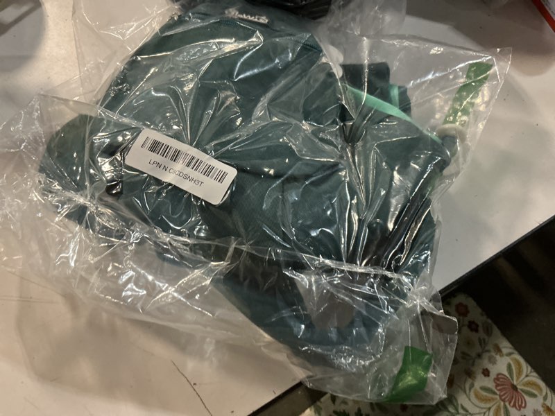 Condition photo showing New/Like New for slowton dog carrier sling - thick padded shoulder strap adjustable dog carriers for small dogs, puppy carrier purse for pet cat with front zipper pocket safety belt machine washable (green m) j-green cotton fabric for pets 6-12lbs