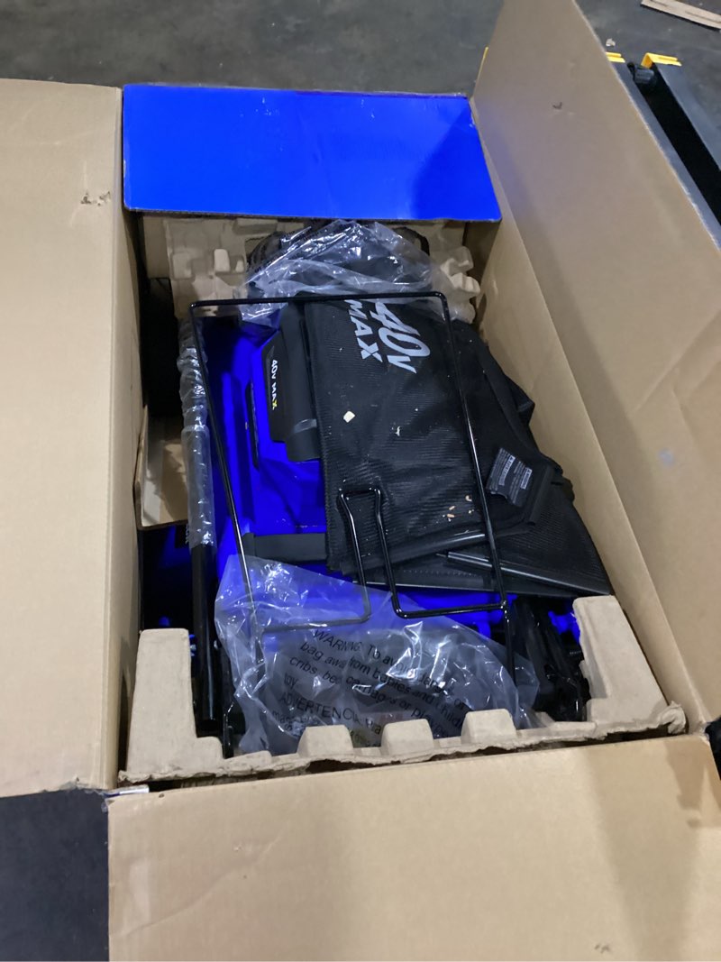 Condition photo showing Good Condition for kobalt 40-volt 21-in brushless battery push lawn mower 6 ah (battery and charger included)