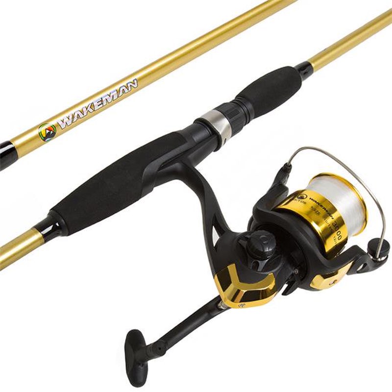 FISHING ROD REEL COMBO Spinning Reel 78-Inch Multiple Colors