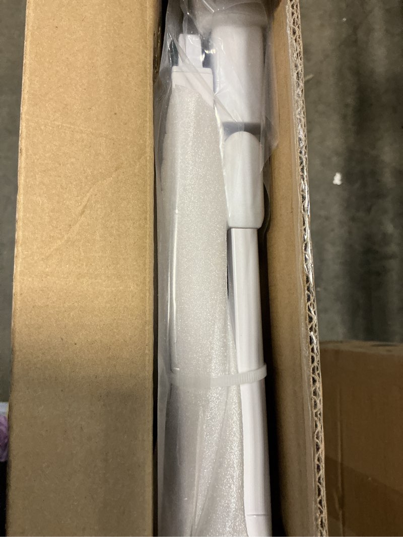 Condition photo showing New/Like New for cumbor 30.4-56.8" extra wide baby gate for stairs, dual lock & self-closing dog gate indoor, easy install pet gate for doorways & wide openings, easy walk thru safety proofing for babies & pets, white white 30.4"-56.8" w x 30.5" h