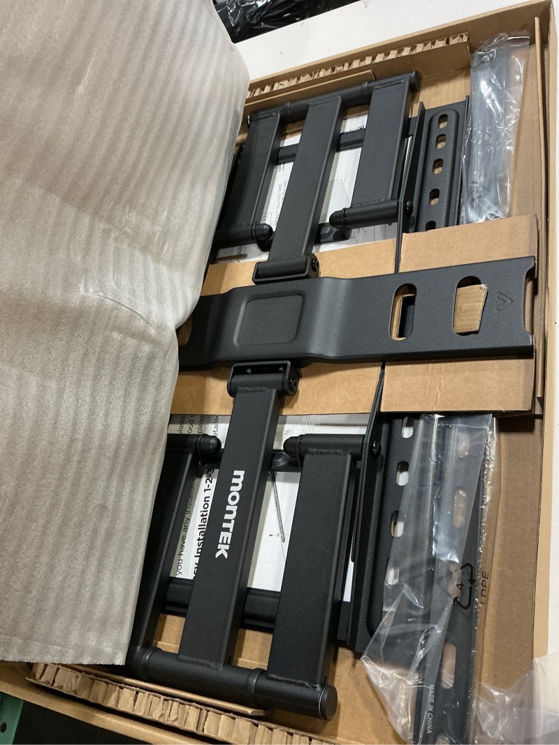 Condition photo showing Good Condition for monTEK Ultra Slim TV Wall Mount for 43-90 Inch TVs | 1.1" Thin Low Profile Full Motion Bracket | Dual Swivel Articulating Arms with Tilt | Max VESA 600x400mm | Holds 132lbs | Fits 16"/18" Studs