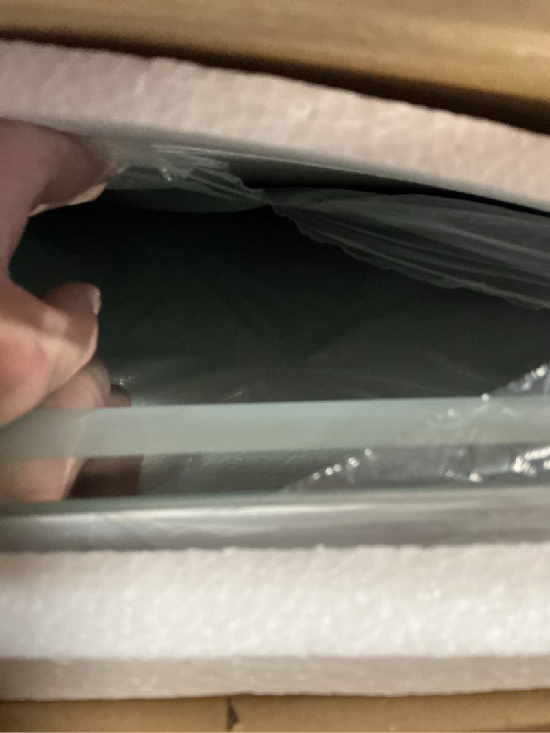 Condition photo showing Good Condition for 24"x36" LED Bathroom Mirror with Lights, Dimmable, Anti-Fog, Lighted Bathroom Vanity Mirror for Wall, Backlit + Front Lit, Memory Function, Shatter-Proof, Tempered Glass 36"L x 24"W