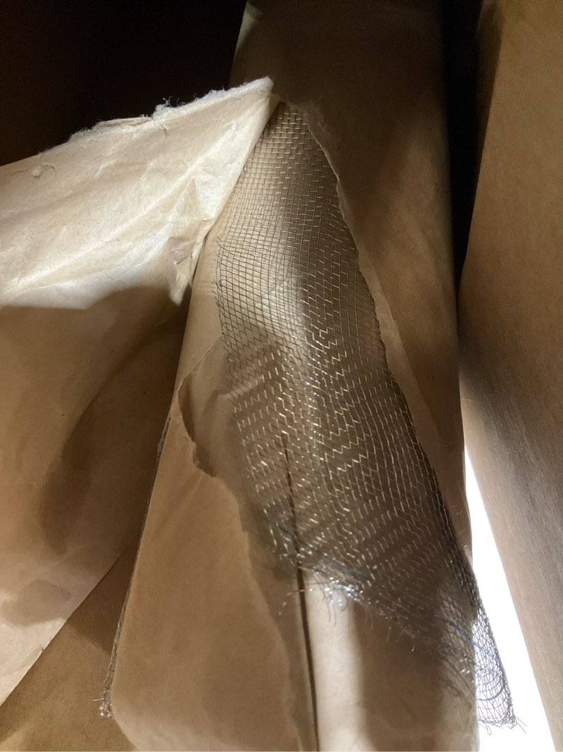 Condition photo showing Good Condition for kiskis 304 stainless steel woven wire mesh, wire mesh window screen mesh, prevent mouse mice snakes hornets rodents entering,easy to cut and install,60x300cm24x118inch