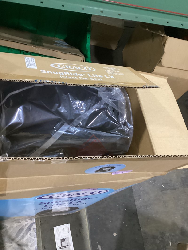 Condition photo showing New/Like New for Graco SnugRide Lite LX Infant Car Seat, Lightweight Rear-Facing Seat for Babies 4–30 lb, 4-Position Adjustable Base, LATCH Installation & ProtectPlus Engineered, Studio