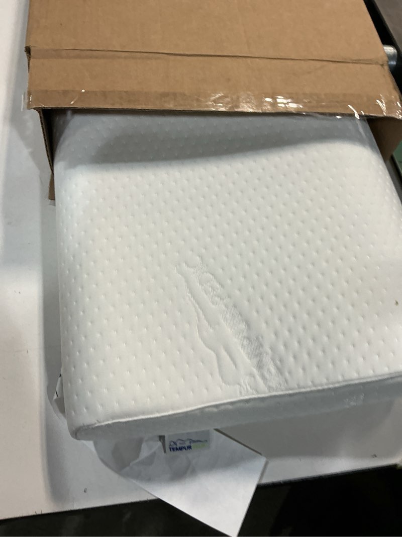 Condition photo showing As Is for Tempur-Pedic TEMPUR-Ergo Neck Pillow, Medium Profile, White Medium Profile 1
