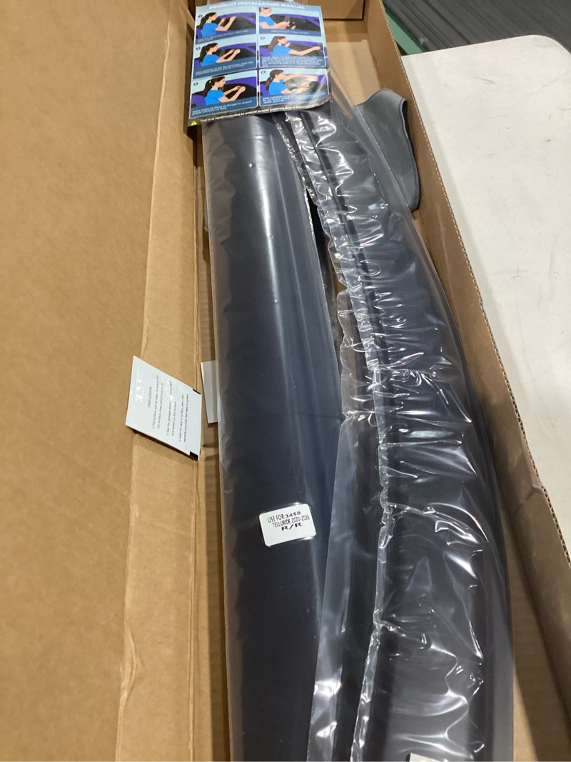 Condition photo showing New/Like New for window visors rain guards compatible with kia telluride 2020-2026, side window wind deflectors vent shades out-channel accessories, dark smoke 4 pcs, 2021 2022 2023 2024 2025 2020-2026 kia telluride