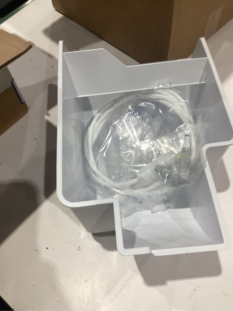 Condition photo showing As Is for visit the ge store general electric wr30x10154 ice bucket assembly