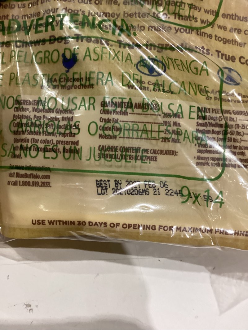 Condition photo showing Good Condition for blue buffalo true chews premium jerky cuts dog treats with natural ingredients chicken chicken 4 ounce (pack of 1)