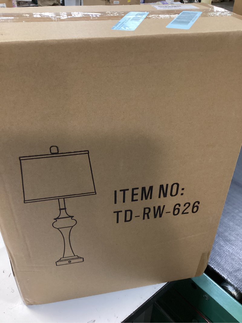 Condition photo showing New/Like New for cinkeda 30  tall table lamps set of 2  gold industrial design with 3-way touch dimming & usb/type-c ports for bedroom living room