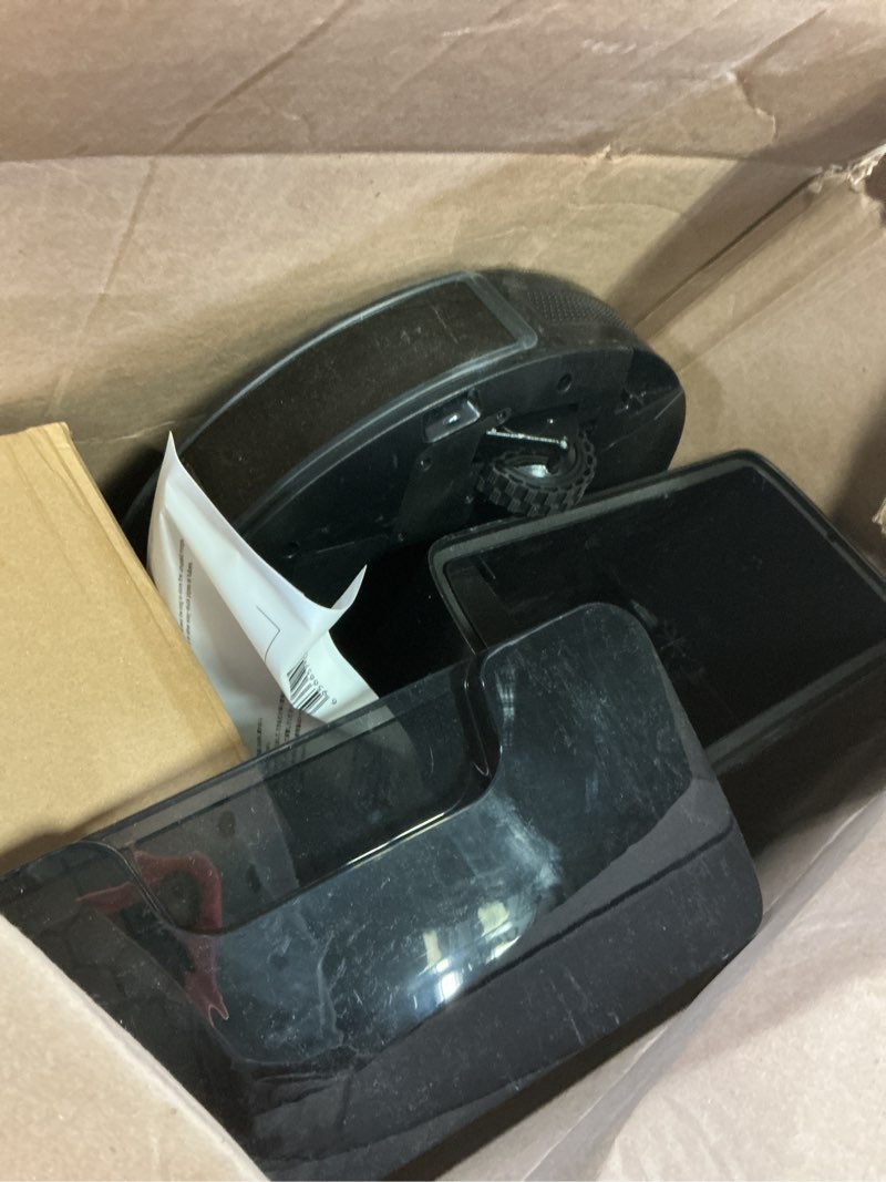 Condition photo showing As Is for lefant lidar robot vacuum and mop combo,75-days self-emptying,6000pa powerful scution,multi-floor mapping, no-go zones,140 min runtime,2.4g/5g wifi/alexa/app/iwatch,m2 plus black