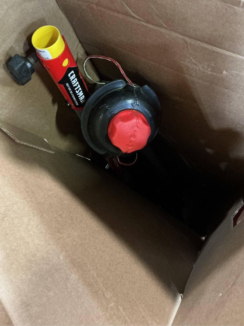 Condition photo showing As Is for craftsman ws2200 25-cc 2-cycle 17-in straight shaft attachment capable gas string trimmer