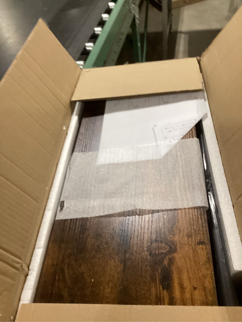 Condition photo showing Good Condition for Over-The-Toilet Storage Shelf,4-Tier Bathroom Organizer Cabinet Rack And Storage Over Toilet With Shelf Waterproof Feet Pad And Basket,Multifunctional Space Saver Freestanding Bathroom Shelves?Brown? Round Tube - Brown