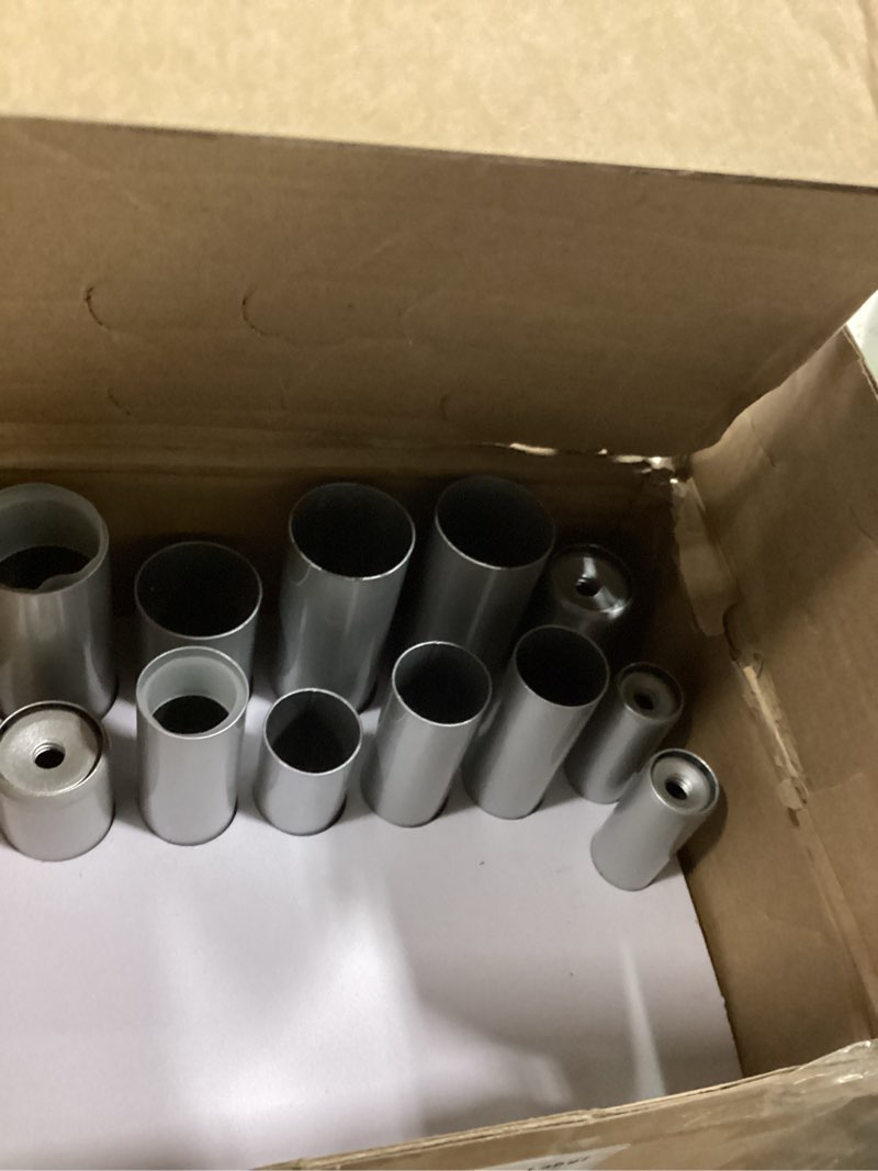 Condition photo showing New/Like New for silver double curtain rods for windows 140 to 195 inch, 1 inch adjustable window curtain rod, usfook extra long crystal drapery rods for sliding glass door 140-195" silver