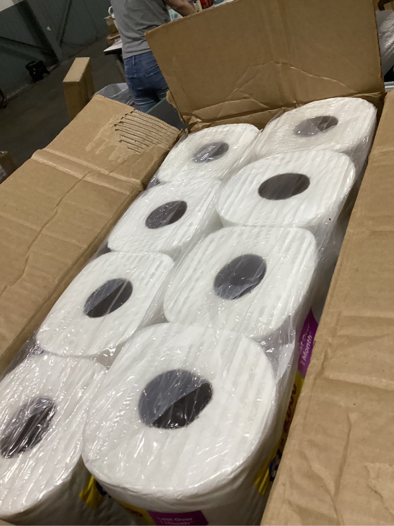 Condition photo showing New/Like New for scott 1000 trusted clean toilet paper, 32 rolls, septic-safe, 1-ply toilet tissue regular 1000 sheets (pack of 32)