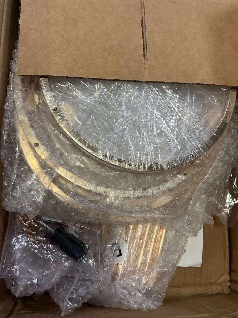 Condition photo showing New/Like New for 3pcs Gold Metal Cylinder Pedestal Stand, Round Display for Wedding & Party Decor, Cake Plant Vase Stand, Birthday Backdrop Column