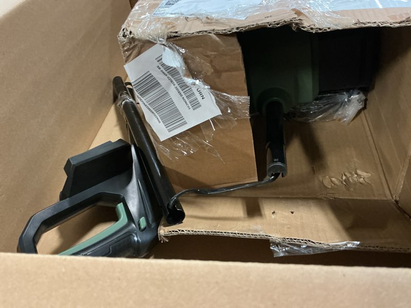 Condition photo showing As Is for 12'' Snow Blower (No Battery) Compatible with Dewalt 20V Max Battery, Cordless Snow Shovel with Knobs and Iron Tube, Adjustable Front Handle, 6" Depth, 23 FT Snow Throwing Distance