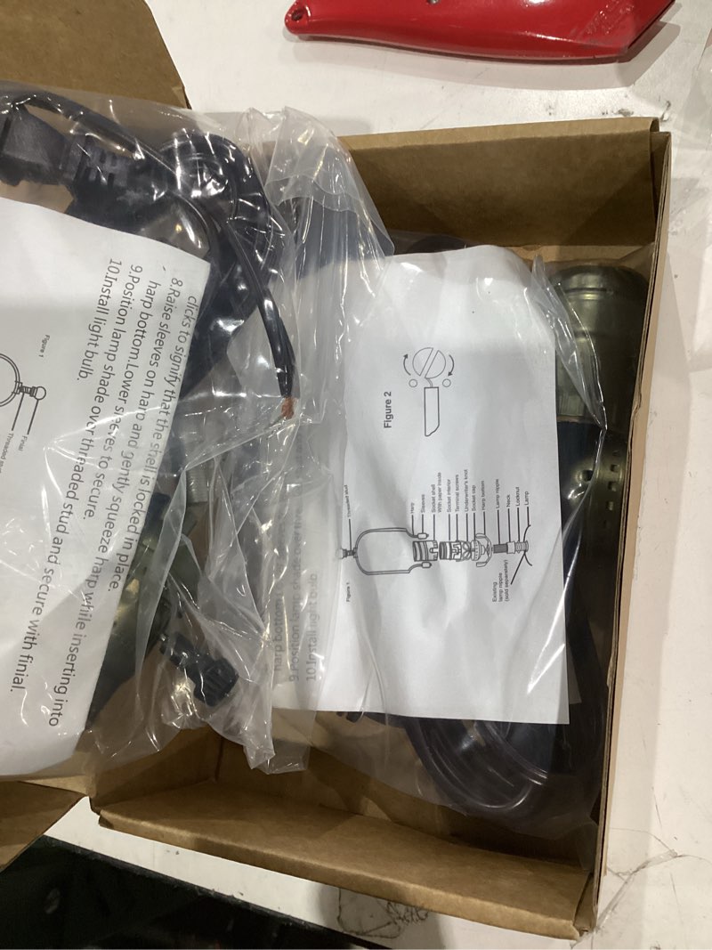 Condition photo showing New/Like New for Zonon 2 Packs Floor Lamp Repair Kit, Lamp Parts Rewire with 12 Foot Cord and 3 Way Socket Complete Hardware Set for DIY Tabletop Lighting Fixtures Vintage Design(Bronze)