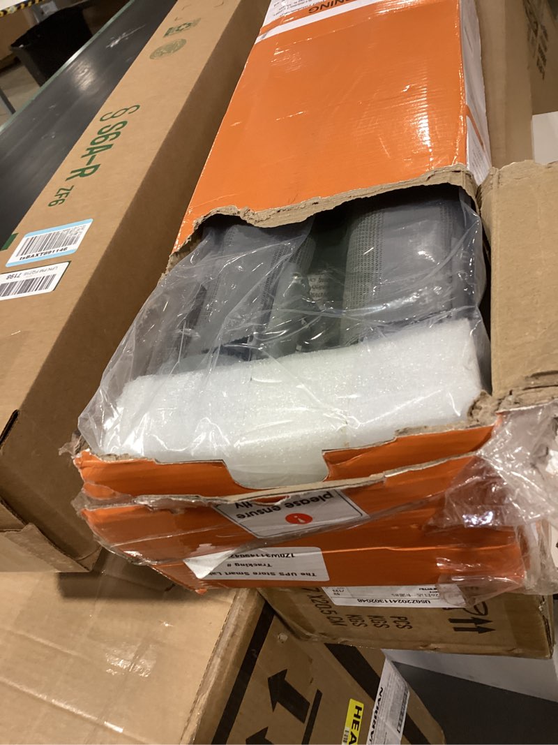 Condition photo showing Good Condition for (2 pack) retractable baby gate for doorways and stairs, mesh safety gate for pet, indoor & outdoor use, one-hand operation, easy installation, 33.6" tall, expands to 55" wide?grey,33.6"x55" 33x55 inch(2 pack) gray