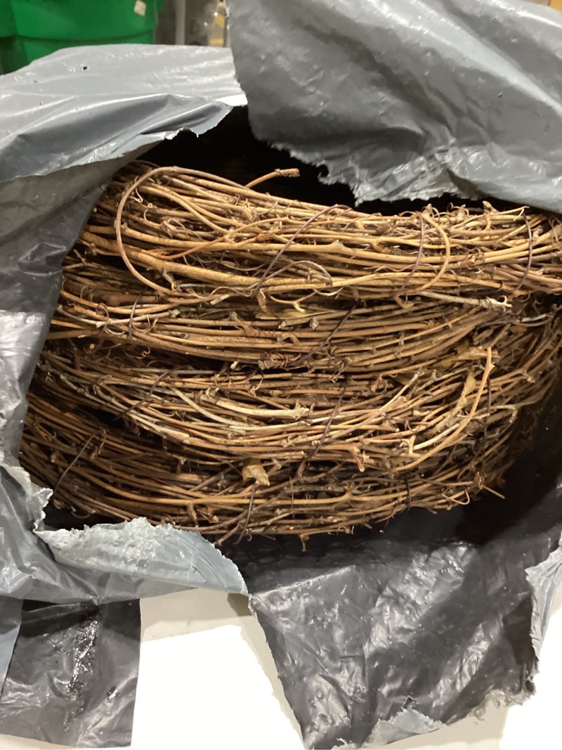 Condition photo showing Good Condition for natural grapevine wreaths, vine branch wreath garland for diy christmas craft rattan front door wall hanging holiday party decors (12 inch, 4 pack)