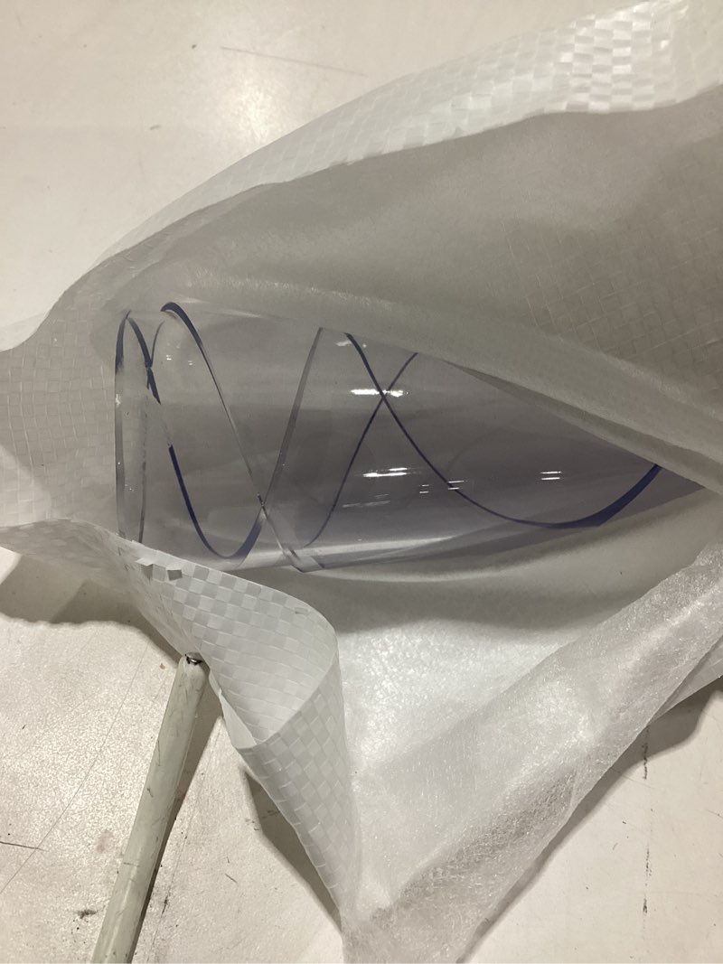 Condition photo showing New/Like New for necaux 36 inch round clear table cover protector, 1.5mm thick upgraded version, unshrinkable waterproof scratch resistant plastic tablecloth protector circle pad for coffee table dining room table 36" x 36" clear 1.5mm