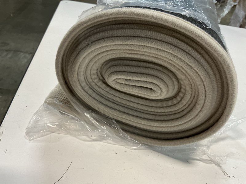 Condition photo showing Good Condition for GOYLSER 18ft Jute Running Rugs for Hallway, Kitchen Rug Runner Non Slip Washable Hall Runner Rug, Beige Runner for Kitchen Floor Non Slip 2'4" x 18' (Rectangular) Beige