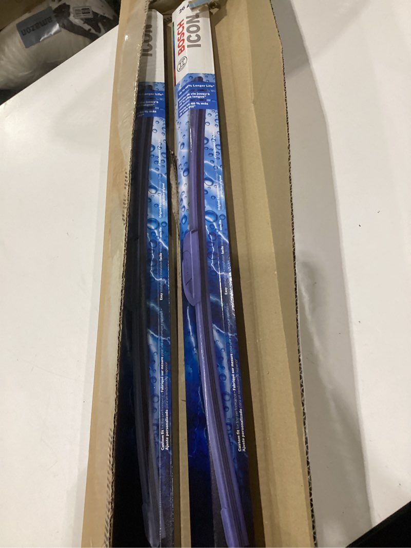 Condition photo showing Good Condition for bosch 26a18a icon beam wiper blades - driver and passenger side - set of 2 blades (26a & 18a)