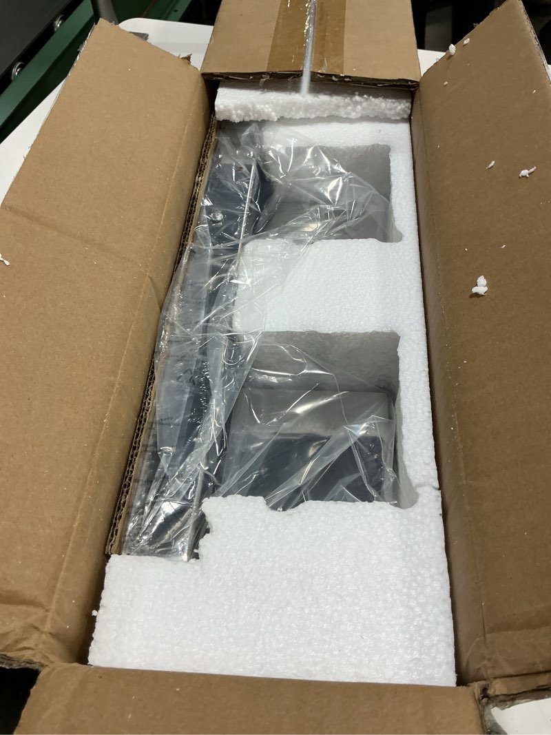 Condition photo showing New/Like New for VONLUCE Bathroom Vanity Light Fixture, 5-Light Modern LED Vanity Light, 3CCT Adjustable Bathroom Lights with Memory Function Rotatable Shades, 34" Wall Lighting Fixture Over Mirror, Chrome Chrome 5-Light