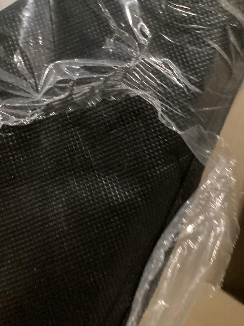 Condition photo showing New/Like New for reversible mats, outdoor patio rugs, plastic straw rug, modern area rug, floor mat for outdoors, rv, patio, backyard, deck, picnic, beach, trailer, camping (diamond black & white, 9' x 12')