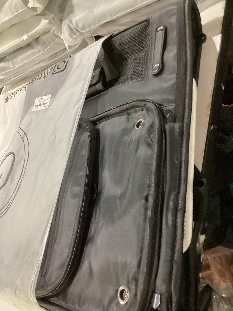 Condition photo showing New/Like New for TSA Airline Approved PU Leather Luxury Pet Carrier for Small Dogs and Cats