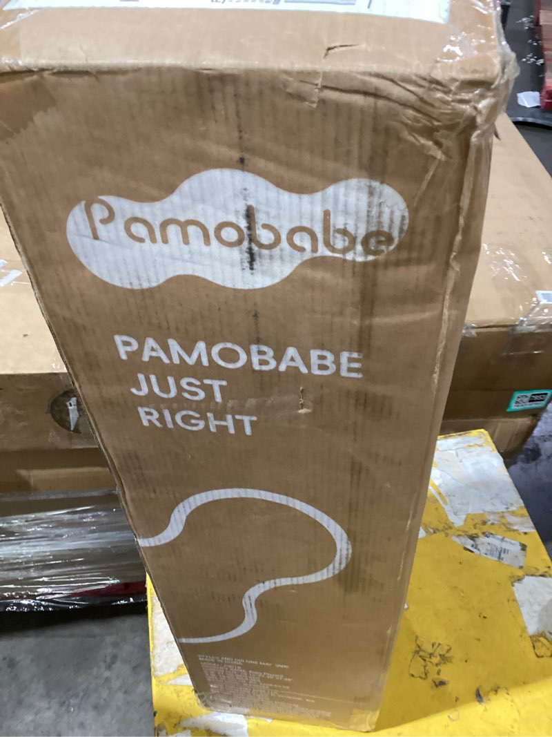 Condition photo showing As Is for pamo babe pack and play with bassinet, portable playard for baby grey