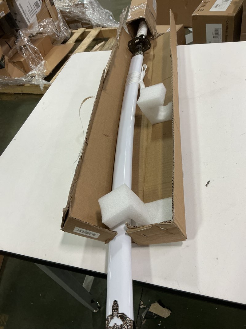 Condition photo showing New/Like New for SZCO 39.5” White Dragon Katana Sword – 1045 Carbon Steel Blade with Wrapped Handle and Decorative Scabbard – Samurai Ninja Sword for Display, Cosplay, Martial Arts, LARP, Gift Collection