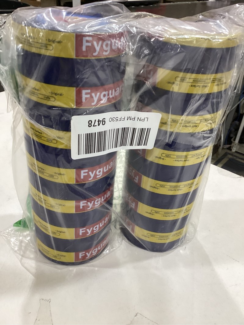 Condition photo showing Good Condition for 10 Rolls Painters Tape Blue Painters Tape 2 Inch Wide, General Purpose Masking Tape Bulk, 1.89 in x 55 Yd Blue Tape for Wall Painting Home Improvement DIY Crafts, Total 550 Yards