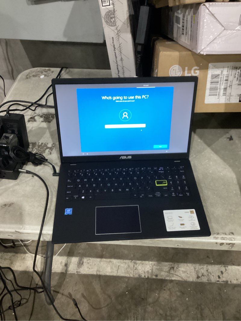 Condition photo showing Good Condition for ASUS L510 MA-DB02 Ultra Thin Laptop, 15.6” FHD Display, Intel Celeron N4020 Processor, 4GB RAM, 64GB Storage, Windows 10 Home in S Mode, Star Black