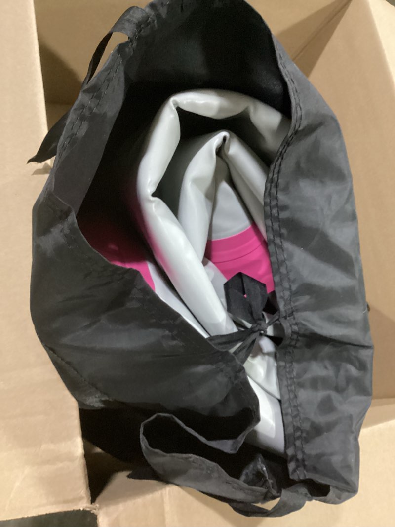 Condition photo showing As Is for AWSUM Inflatable Air Gymnastics Mat 10ft/13ft/16ft/20ft/23ft Training mat 4/8 inches Thick tumbling mat with Electric Pump for Home/Gym/Outdoor 6.6ft*3.3ft*4in(2*1*0.1M) Pink/Pink