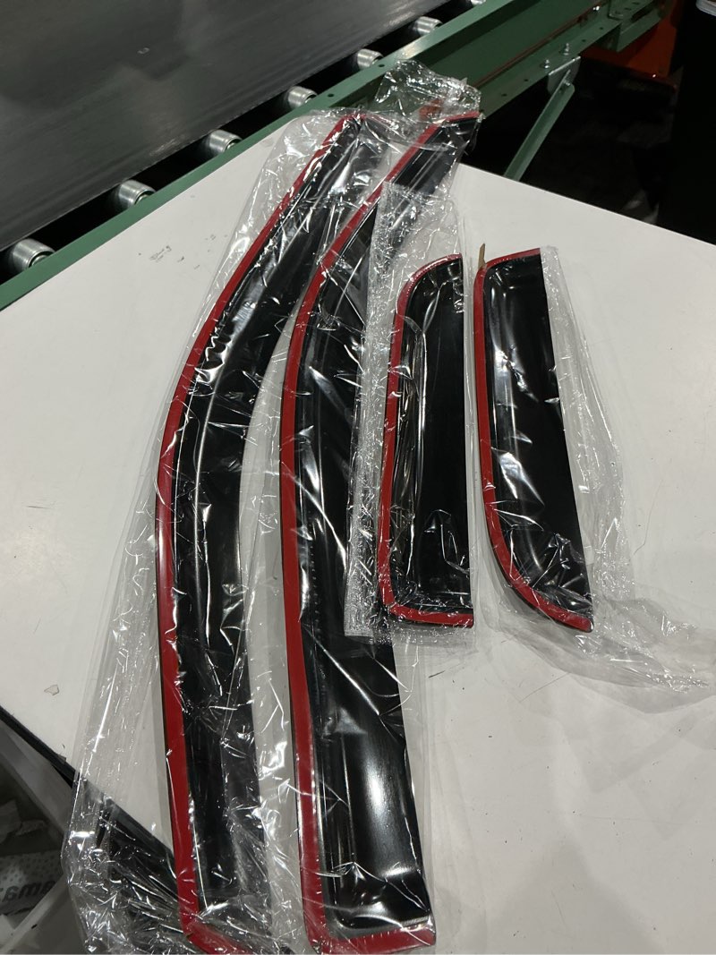 Condition photo showing Good Condition for car side window visor compatible with kia picanto morning 2005-2017 auto black tinted guard awnings shelters rain guard door ventvisor(color:2005-2010