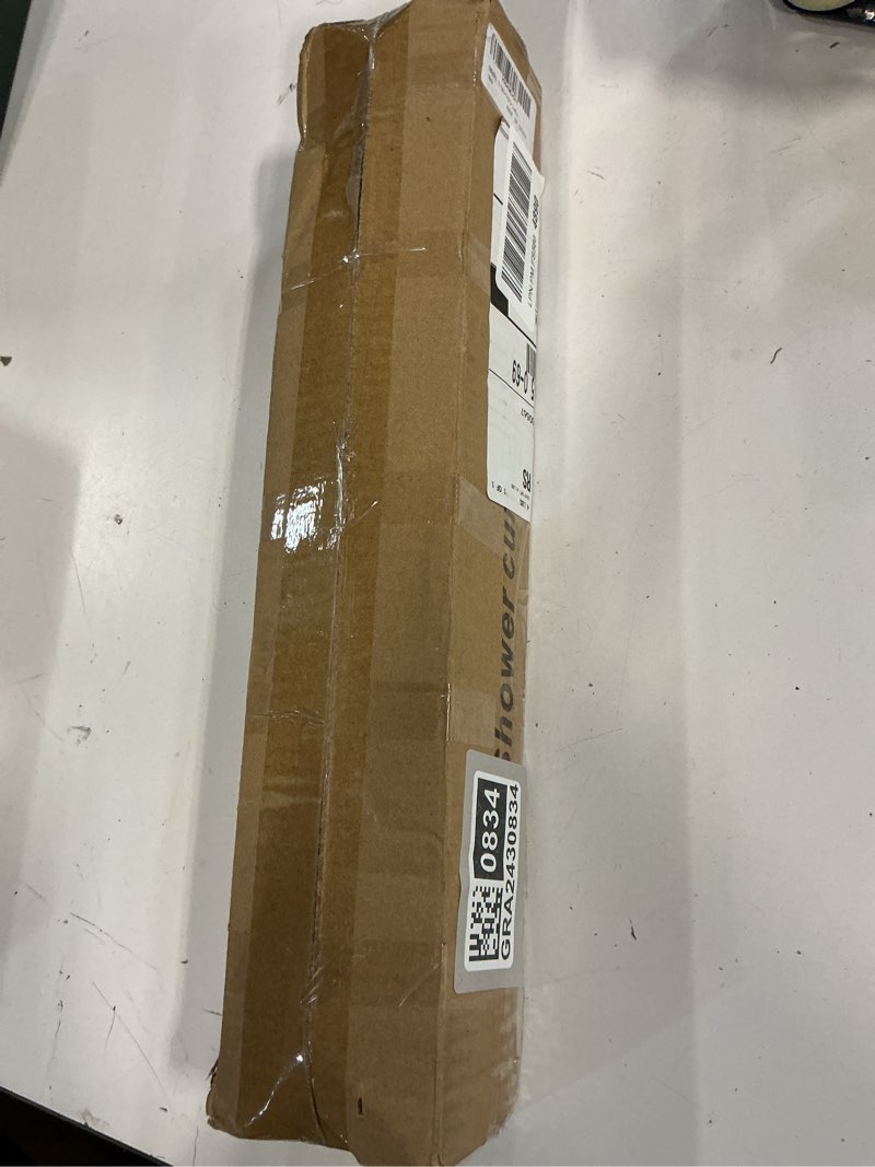 Condition photo showing New/Like New for Brushed Nickel Shower Curtain Rods - 31-80 Inch Spring Tension Shower Rods for Bathroom, Adjustable, No Drilling, No Rust, Stainless Steel 31-80 Brushed Nickel