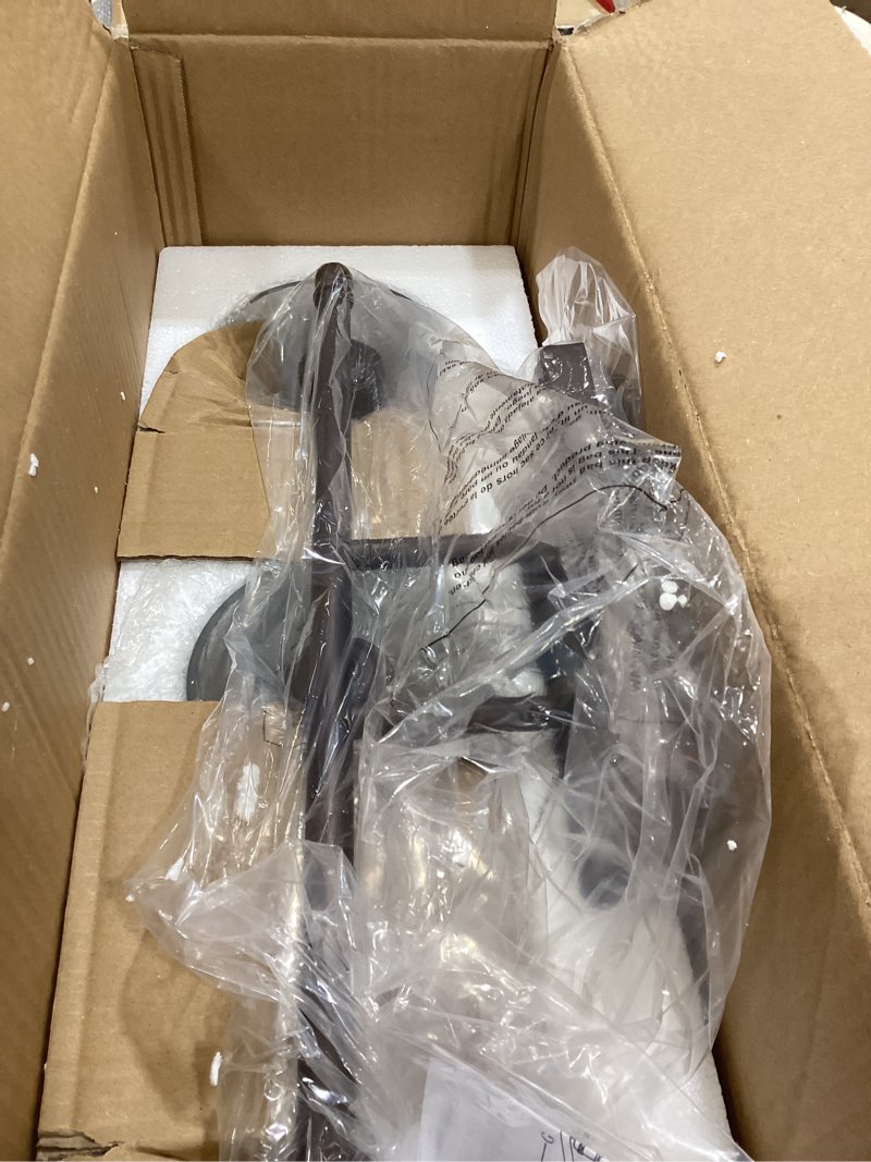 Condition photo showing As Is for zeyu 3-Light Farmhouse Vanity Light Over Mirror, 21-inch Bathroom Light Fixtures with Hammered Glass Lampshade, Oil Rubbed Bronze Finish, ZJF63B-3W ORB Oil-Rubbed Bronze 3-Light