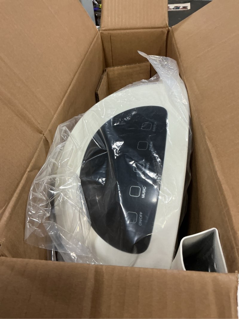 Condition photo showing Good Condition for BabyBond Baby Swings for Infants, Bluetooth Infant Swing with Music Speaker, 3 Seat Positions, 5 Point Harness Belt, 5 Speeds and Remote Control - Portable Baby Swing for Indoor and Outdoor (Beige)