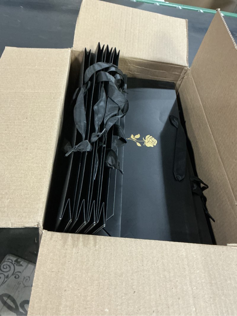 Condition photo showing Good Condition for 6 Set I Love You Empty Box, Valentines Fillable I Heart U Letter-Shaped Thicker Flowers Gift Boxes for Valentine's Mothers Day Anniversary Birthday (Black) Modern