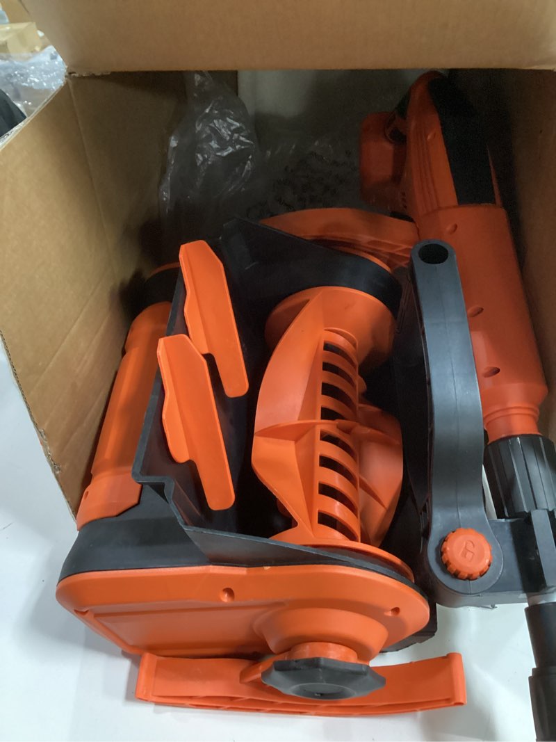 Condition photo showing As Is for 20V*2 Cordless Snow Shovel, 14" Brushless Electric Snow Shovel with Two 4.0Ah Battery & Adjustable Directional Plate, Lightweight Snow Blower for Pathways, Patios, Decks & Driveways