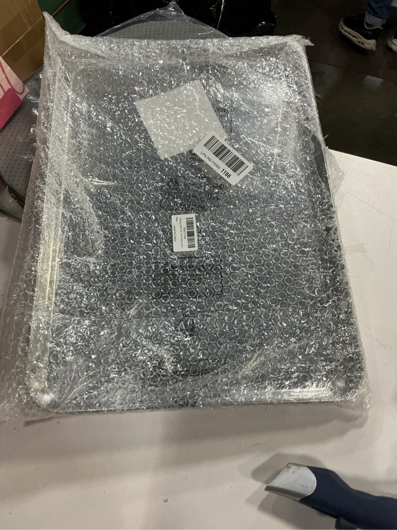 Condition photo showing Good Condition for Baking Sheet Set of 2, Wildone Stainless Steel Baking Tray Cookie Pan, Size 20 x 14 x 1 Inch, Non Toxic & Heavy Duty & Easy Clean