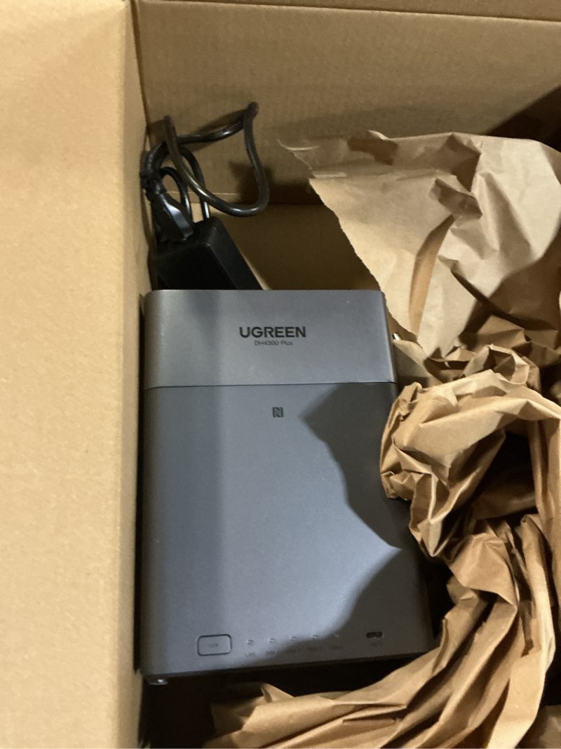 Condition photo showing Good Condition for UGREEN NAS DH4300 Plus 4-Bay Desktop NASync, Support Capacity 120TB (Diskless), Remote Access, AI Photo Album, Beginner Friendly System, 8GB LPDDR4X RAM, 2.5GbE, 4K HDMI, Network Attached Storage DH4300 Plus,4-Bay
