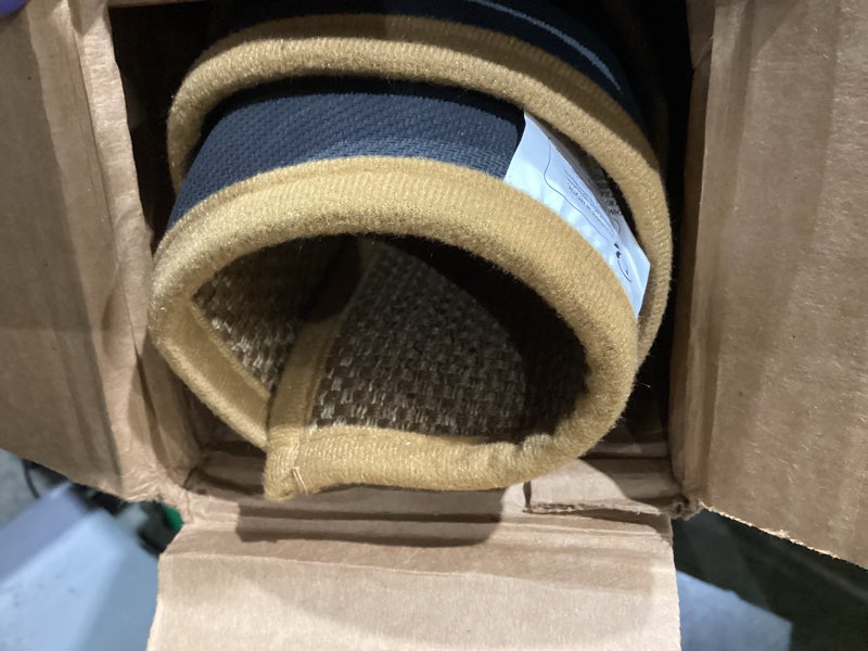 Condition photo showing Good Condition for LEKEEPGO Door Mat 24"x47", Non Slip Door Mat Indoor Entrance, Rubber Backing Front Indoor Door mat Washable Absorbent Low-Profile Entryway Entry Resist Dirt Inside Door Mats, Light Brown 1'11" x 3'11" (Rectangular) Light Brown