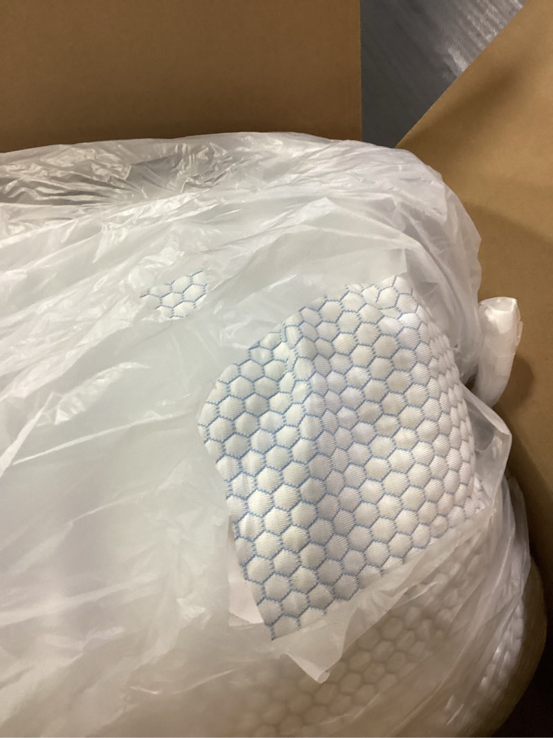 Condition photo showing Good Condition for nectar tri-comfort cooling pillow - adjustable firmness & support - cooling cover - pressure relief - helps reduce neck pain - premium memory foam & microfiber down alternative standard